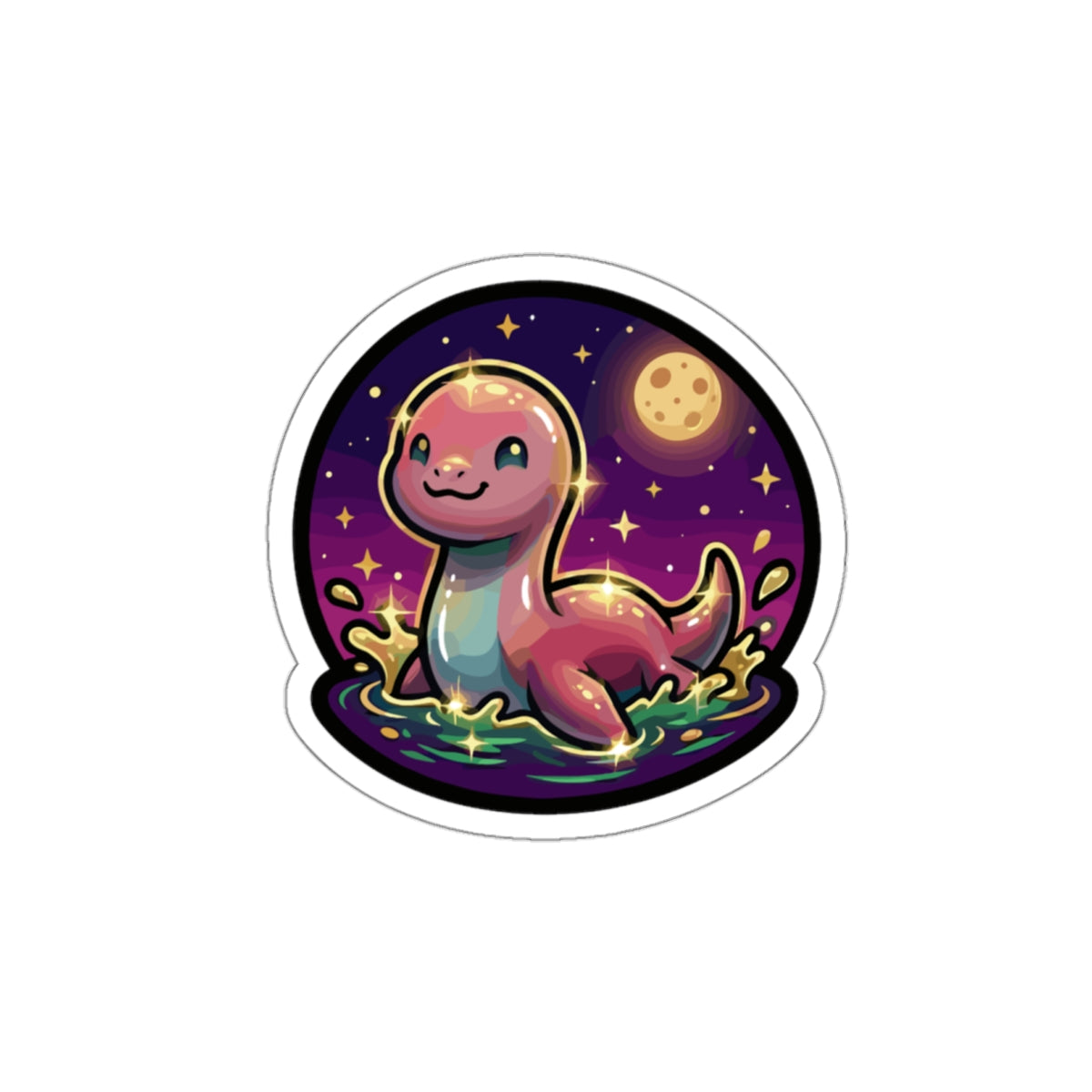 Your Game Dock Needs This! Adorable Cosmic Loch Ness Monster