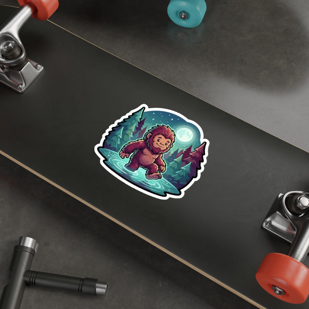 Whimsical Sasquatch in the Forest: Campfire Vibes & Cryptidcore Dreams