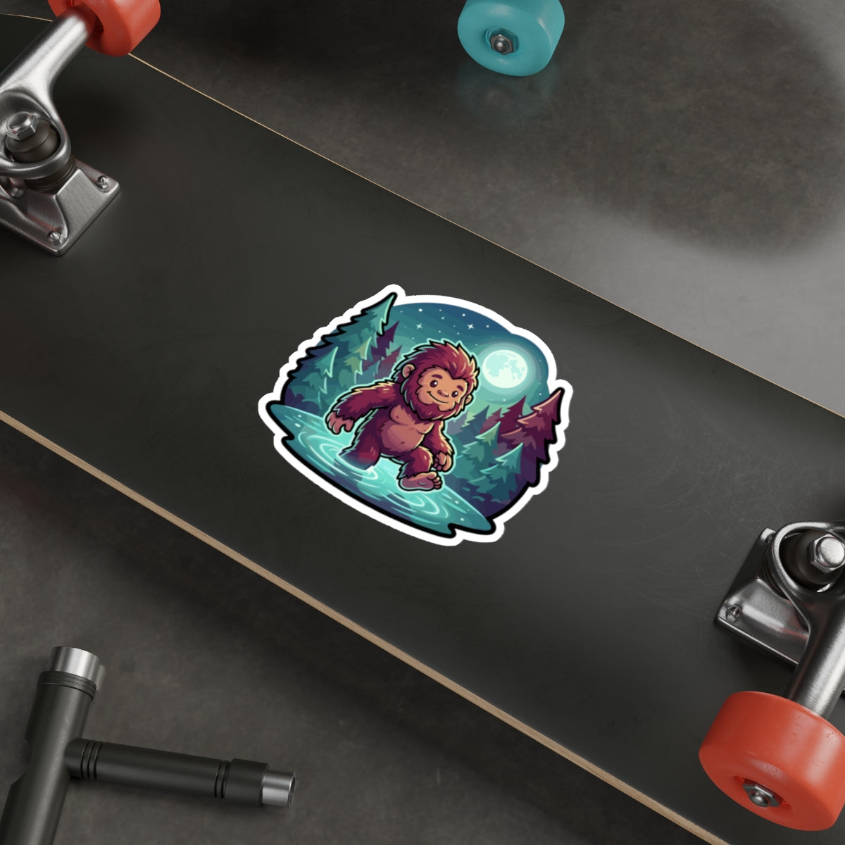 Whimsical Sasquatch in the Forest: Campfire Vibes & Cryptidcore Dreams