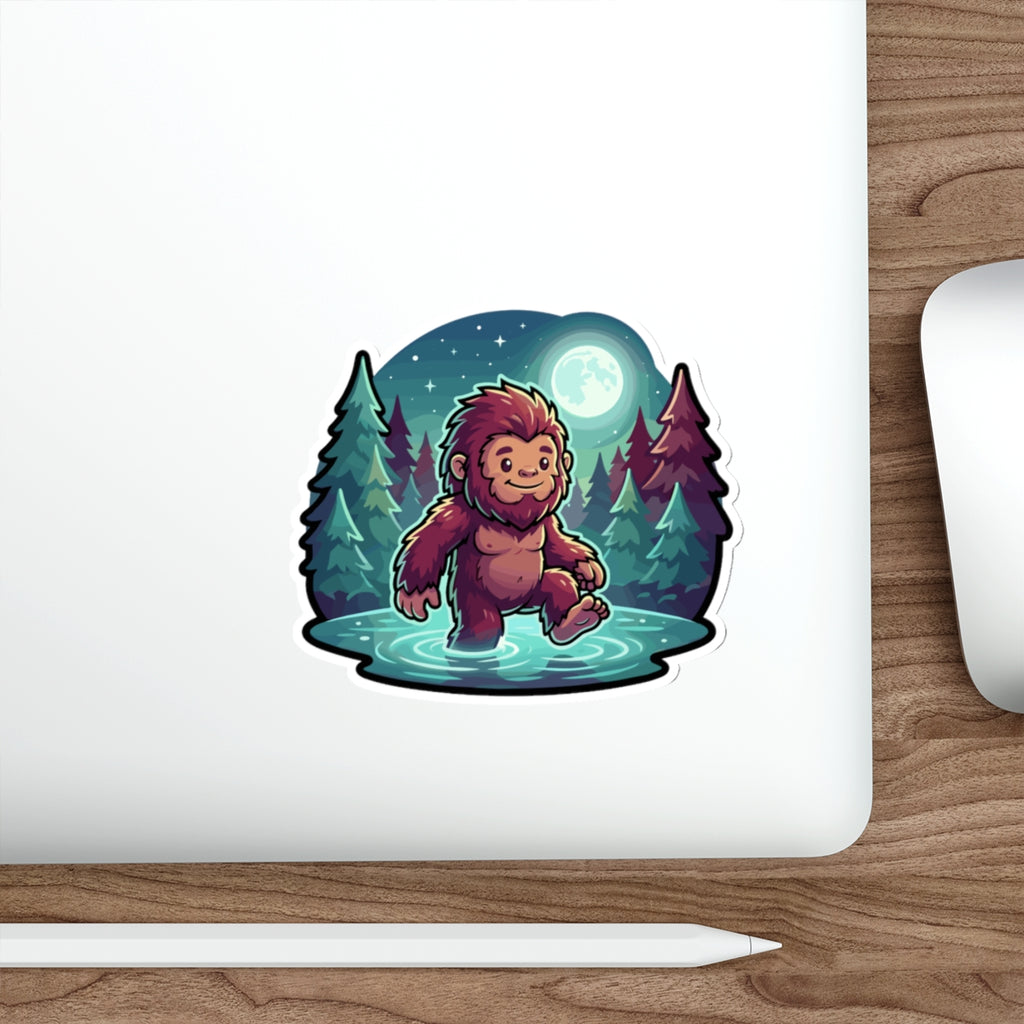 Whimsical Sasquatch in the Forest: Campfire Vibes & Cryptidcore Dreams